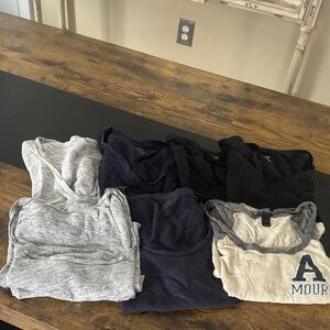 J Crew 7 100% Linen Tees